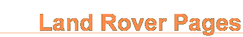 Jon Christensen's Rover Pages